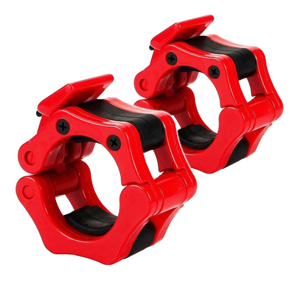 Par De Topes P/ Barra Estandar Crossfit Clamp Rosca 