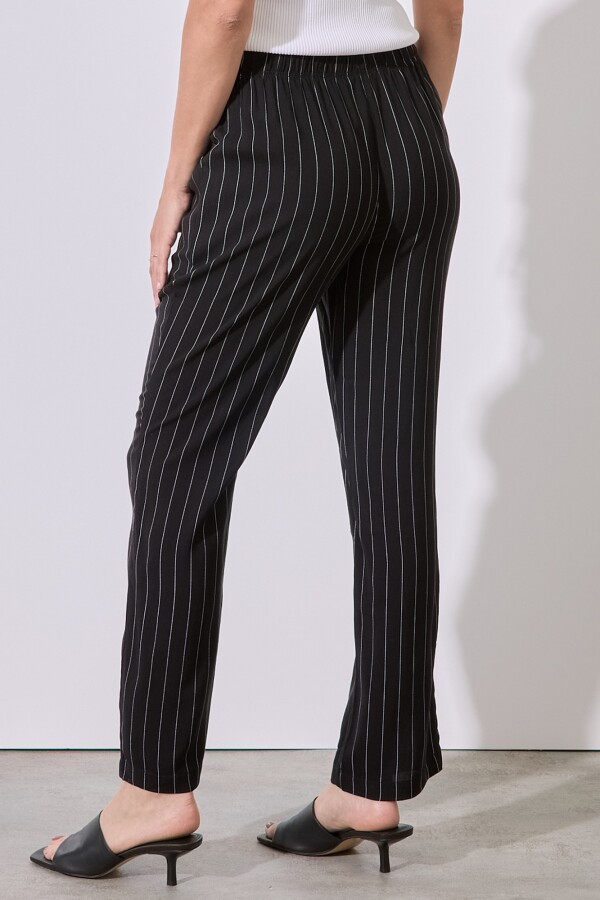 Pantalon Print NEGRO/BLANCO