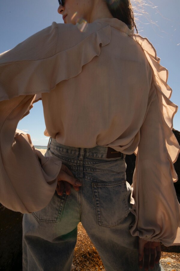 Blusa Bambula Ciara Nin Beige