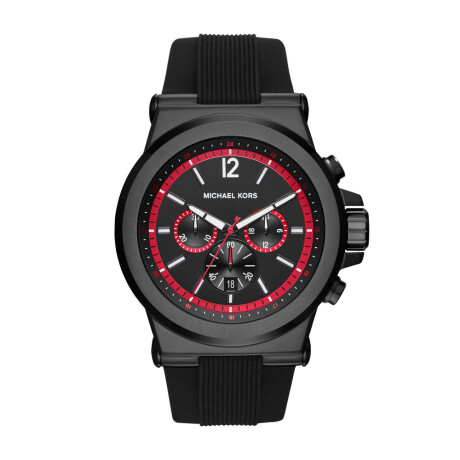 Reloj Michael Kors Clasico Silicona Negro 0