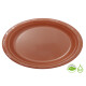 Plato Biodegradable 17cm x10Un Gold Rose