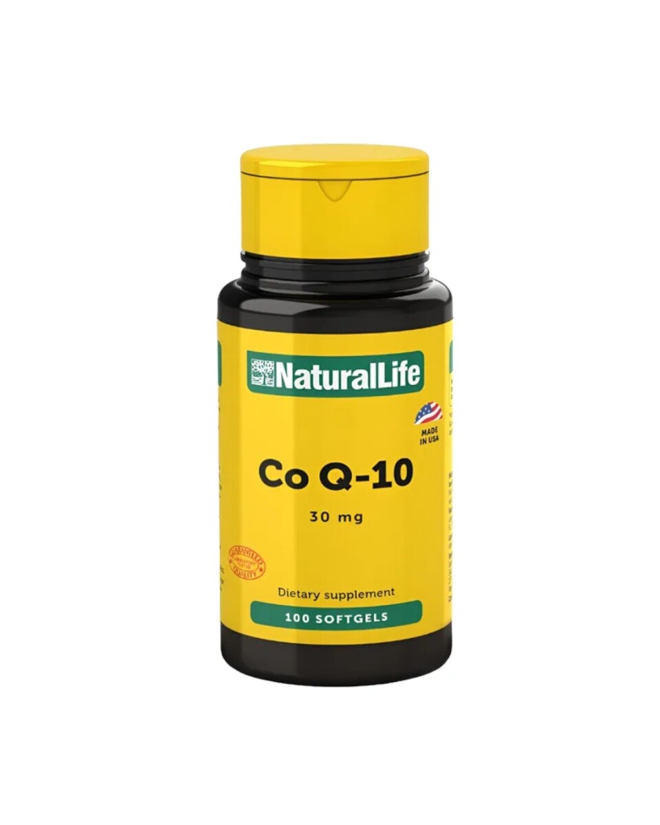 Coenzima CO Q-10 30mg 100caps Natural Life 