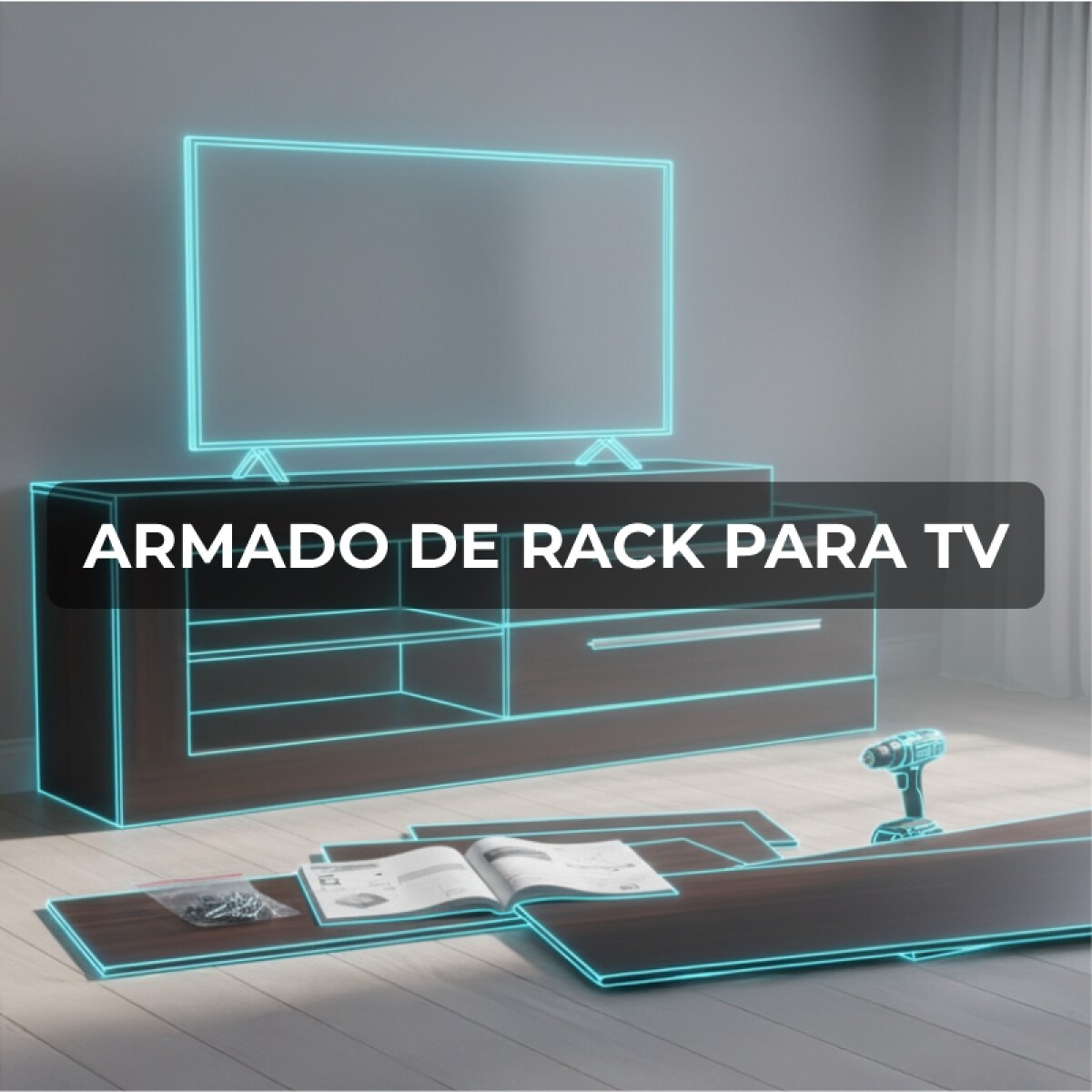 Armado de mueble RACK | Servicio Profesional Mulata Montevideo - Armado 