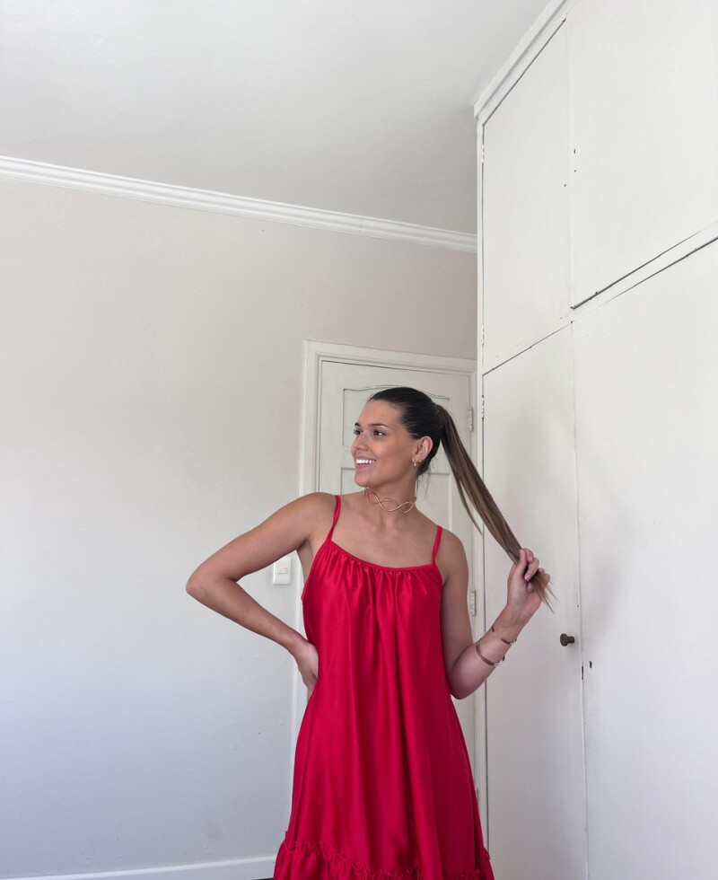 Vestido Mery rojo
