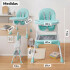 Silla De Bebe Para Comer Plegable Asiento 2 En 1 Arnes Cinturon Seguridad 3 Puntos Imback Color Turquesa Silla De Bebe Para Comer Plegable Asiento 2 En 1 Arnes Cinturon Seguridad 3 Puntos Imback Color Turquesa
