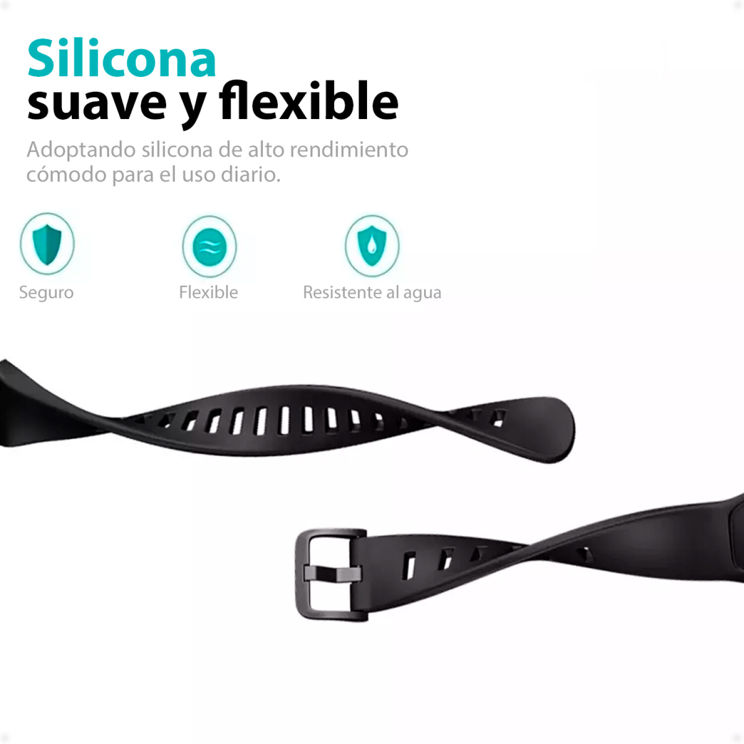 Correa de Repuesto para Huawei Honor Band Negro — Otec