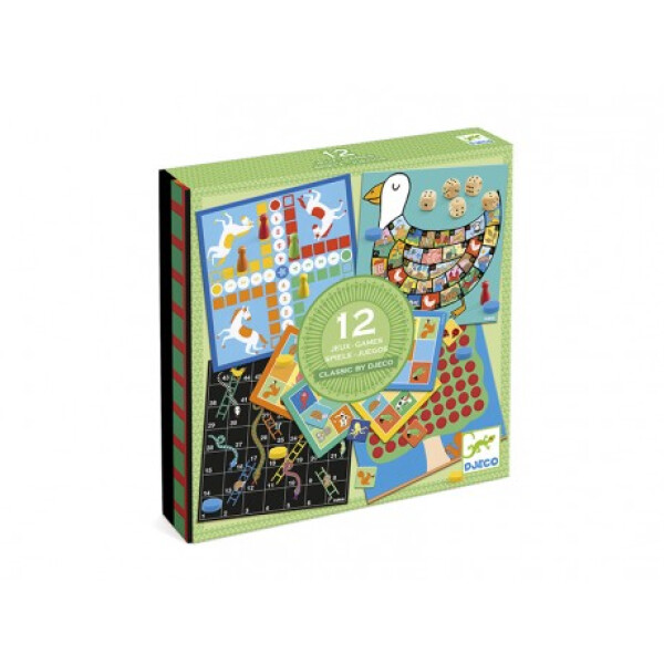 Juego Djeco 12 Classic Box Única