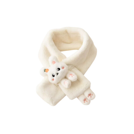Bufanda peluche Conejito Blanco