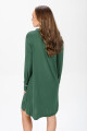 CAMISA LISA CON RIBETE VERDE