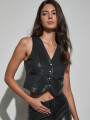 CHALECO SAINAS NEGRO