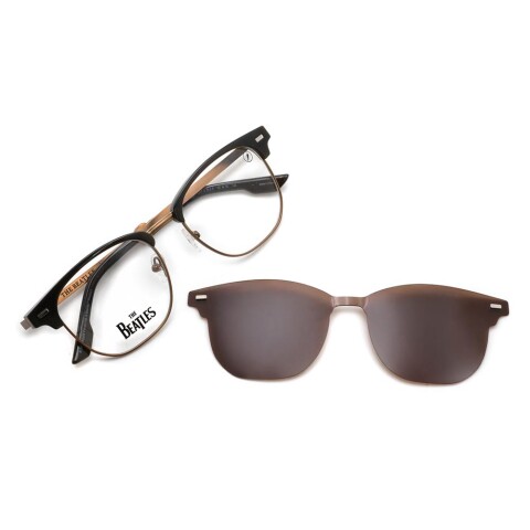 Lentes 2 En 1 Chilli Beans Beatles Cuadrado Unisex Marrón/Marrón