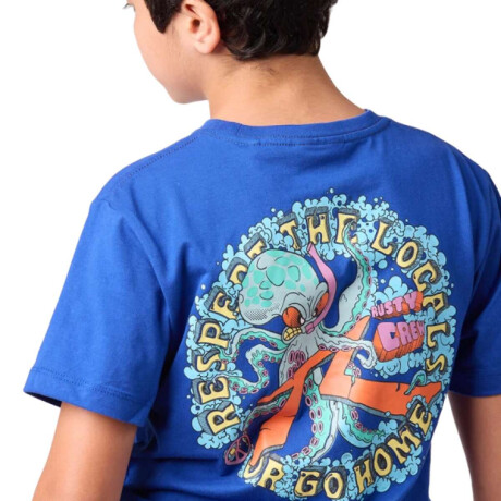 Remera Rusty Ronin Teen Azul