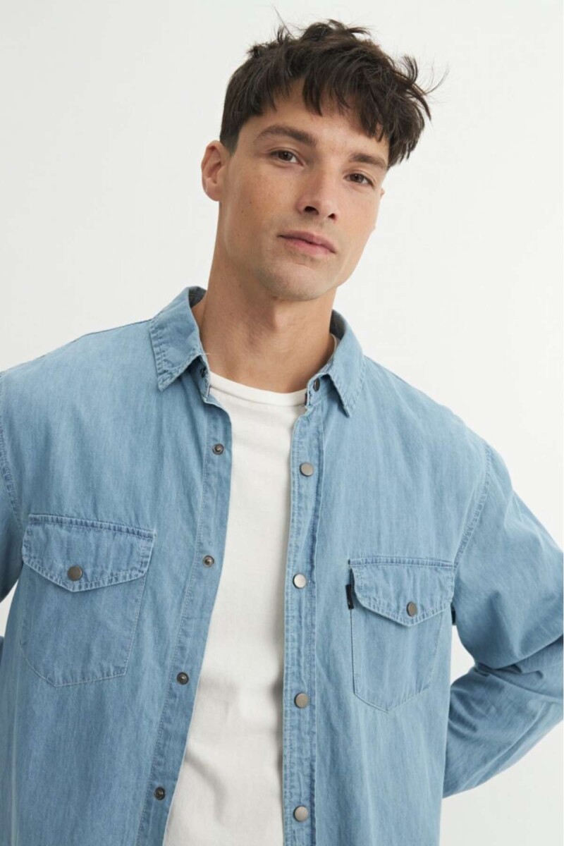 Camisa Mullen - Light Blue 