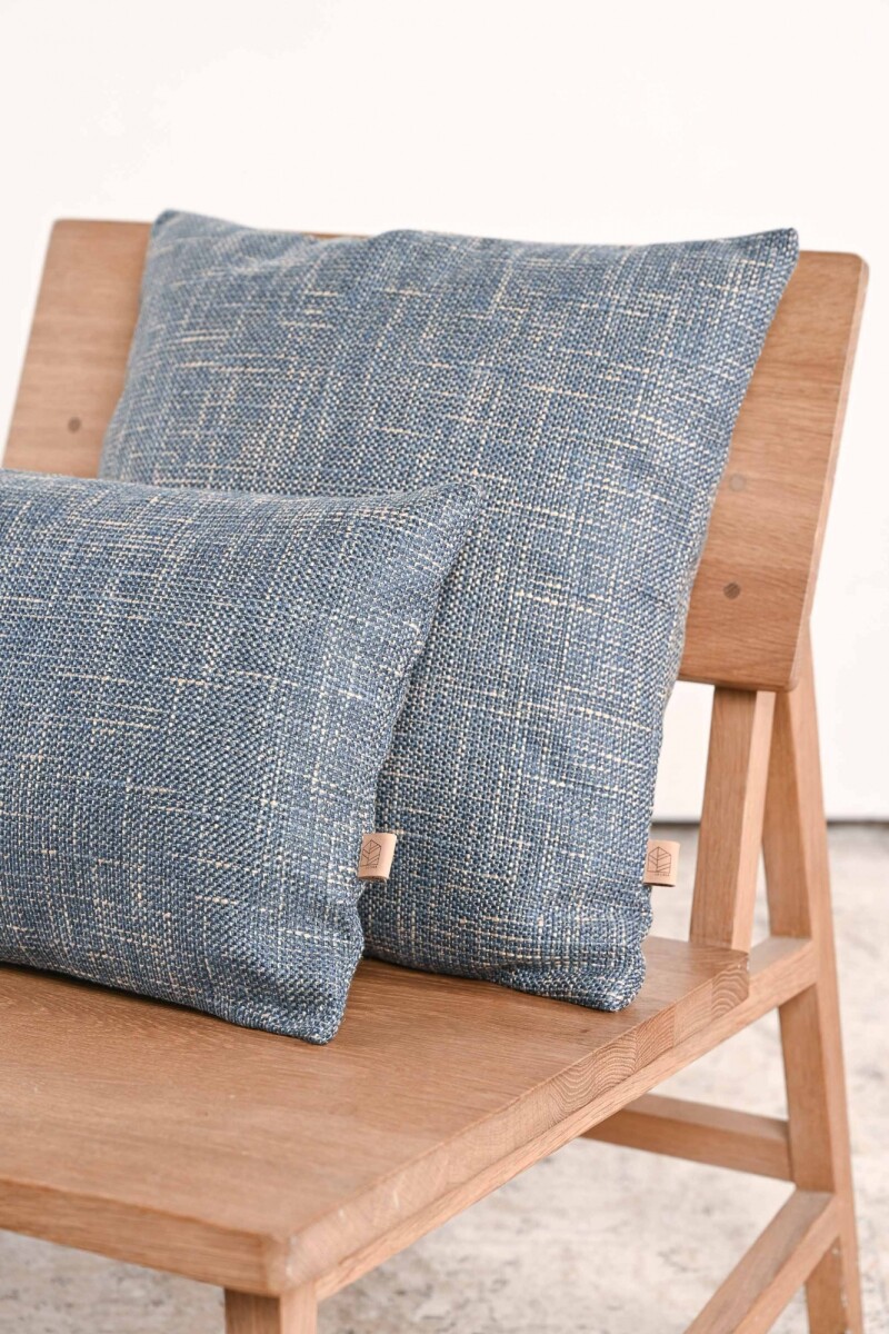 Almohadón Texturado Rectangular Azul