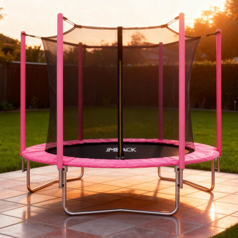 Cama Elastica 1.83 M Trampolin Saltarin Niños Adultos Grande Con Red Proteccion Imback Color Rosa Cama Elastica 1.83 M Trampolin Saltarin Niños Adultos Grande Con Red Proteccion Imback Color Rosa