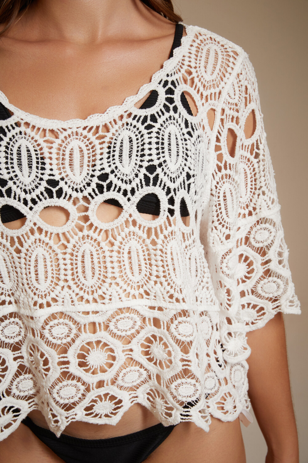 Tops Fruna Marfil / Off White