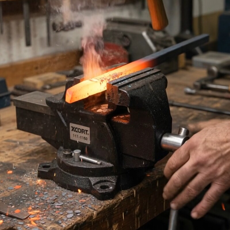 XCORT MORZA DE BANCO INDUSTRIAL GIRATORIA 6 PULGADAS Xcort Morza De Banco Industrial Giratoria 6 Pulgadas