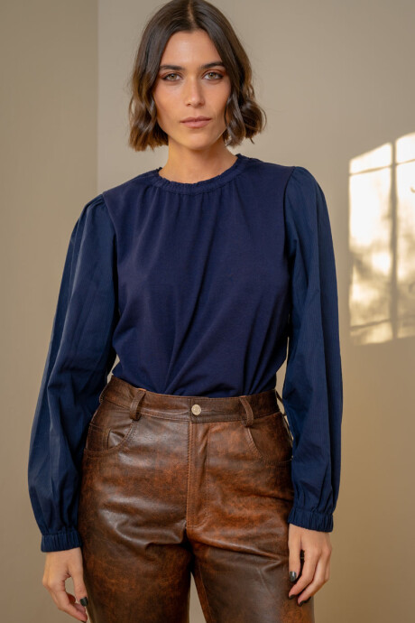 Remera cami Azul