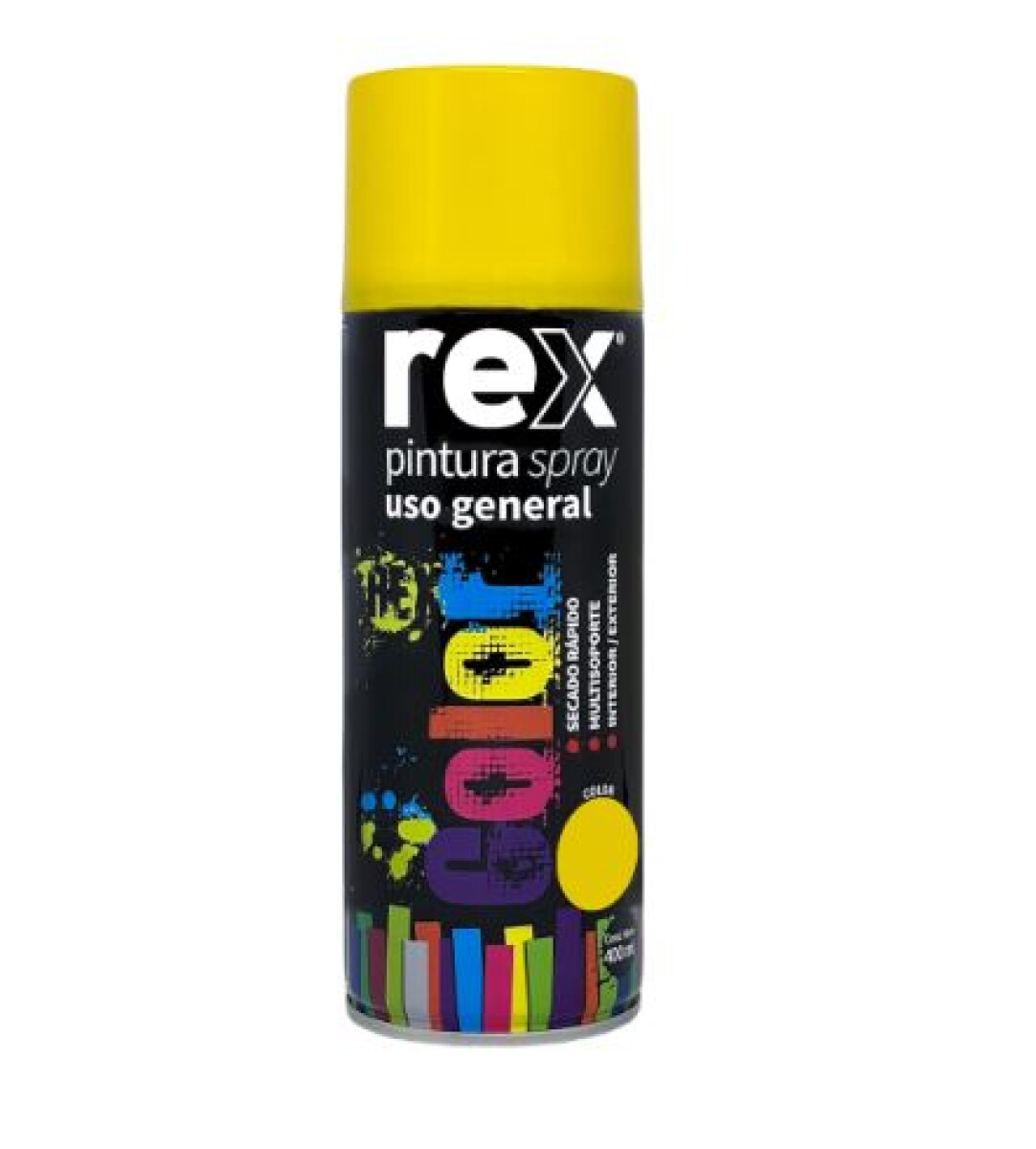 Pintura en Aerosol Spray Uso general - Secado Rápido - Amarillo 