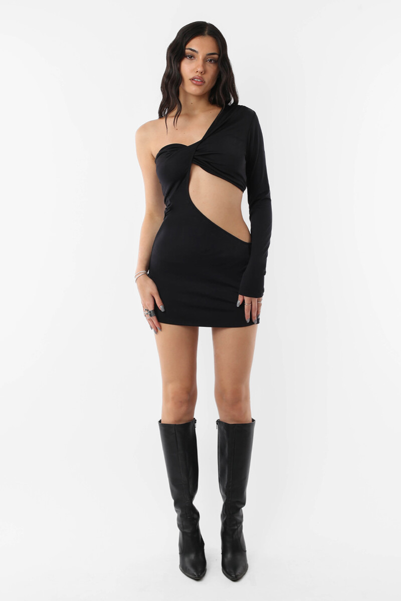 Vestido Ramio - Negro 