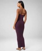 Vestido Strappy Seamless Maxi Dress Mujer Oxblood