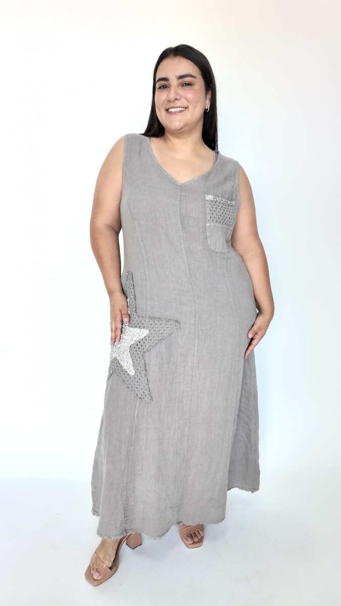 Vestido Elion - Gris 