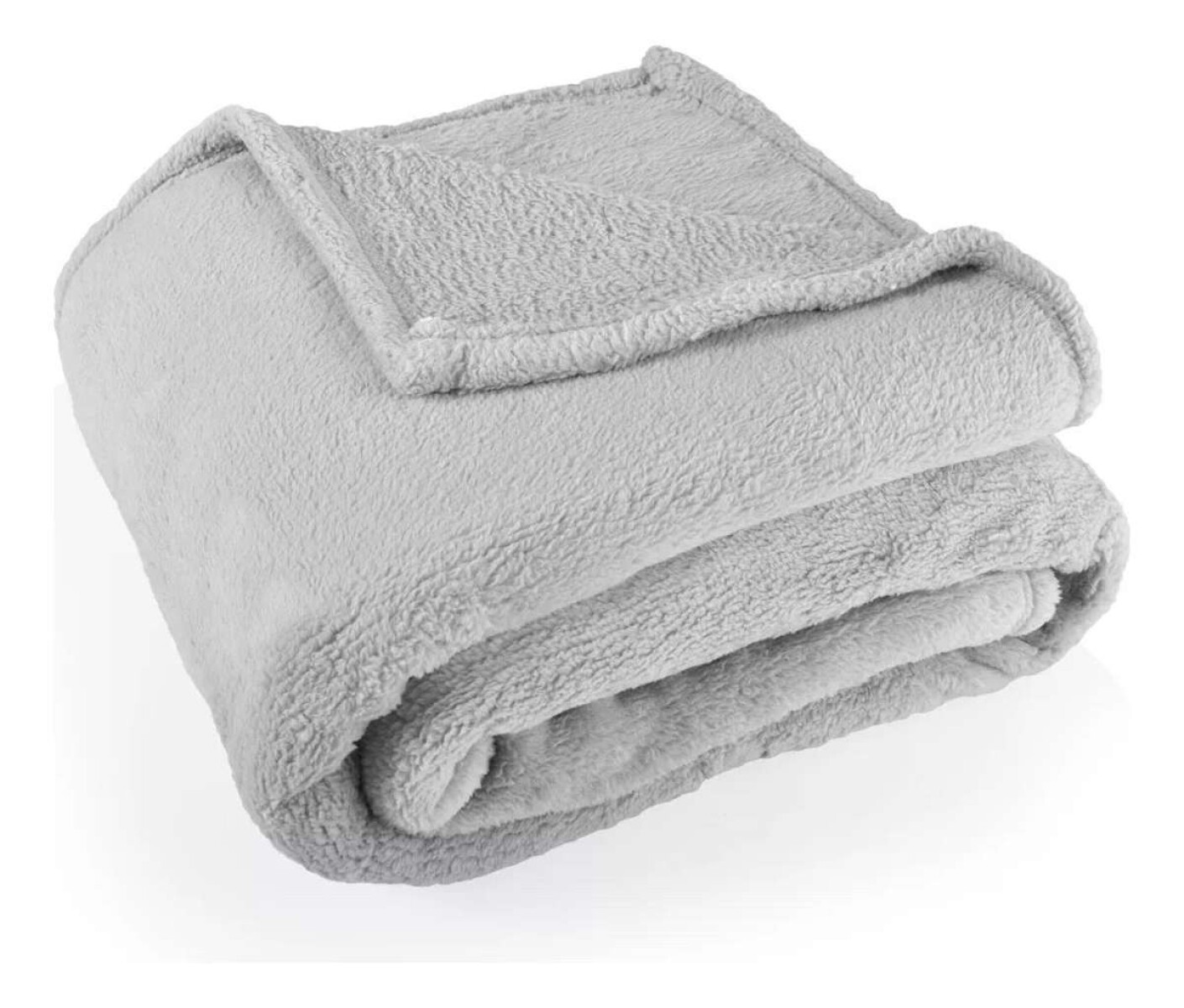 Manta Corderito 1 Plaza 150x200cm - Gris 