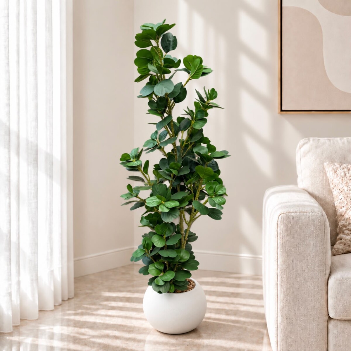 Planta Artificial con Maceta - Altura 1.20 m 