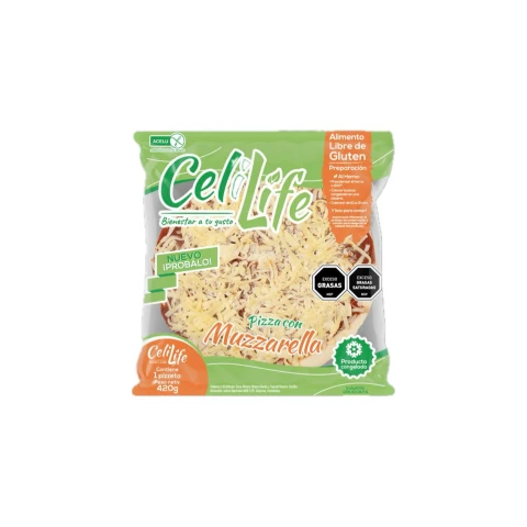 Pizzeta con Muzzarella Sin Gluten Celilife 450 Gramos Pizzeta con Muzzarella Sin Gluten Celilife 450 Gramos