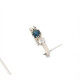 Anillo Estilo Antiguo En Platino Con Brillantes Laterales Y Zafiro Central Anillo Estilo Antiguo En Platino Con Brillantes Laterales Y Zafiro Central