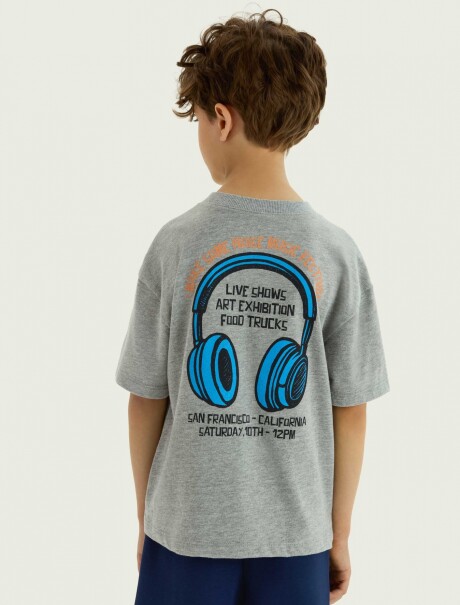 CAMISETA INFANTIL CON ESTAMPA T-SHIRT MM MASC