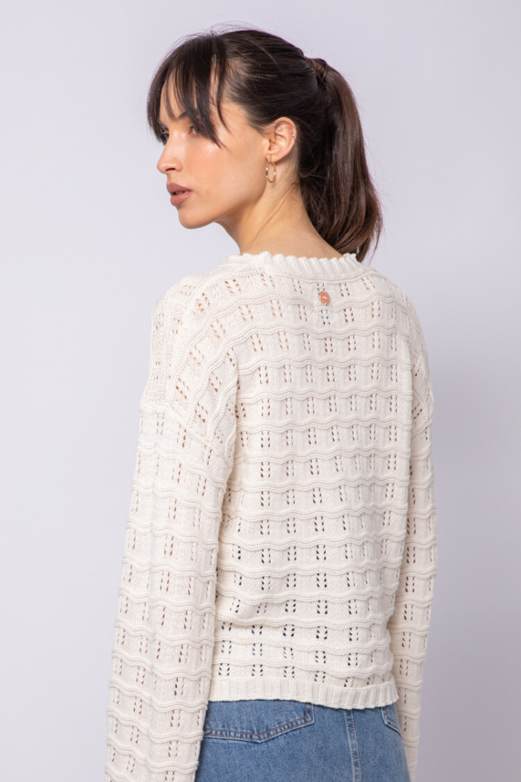 SWEATER CLAVIA Crudo