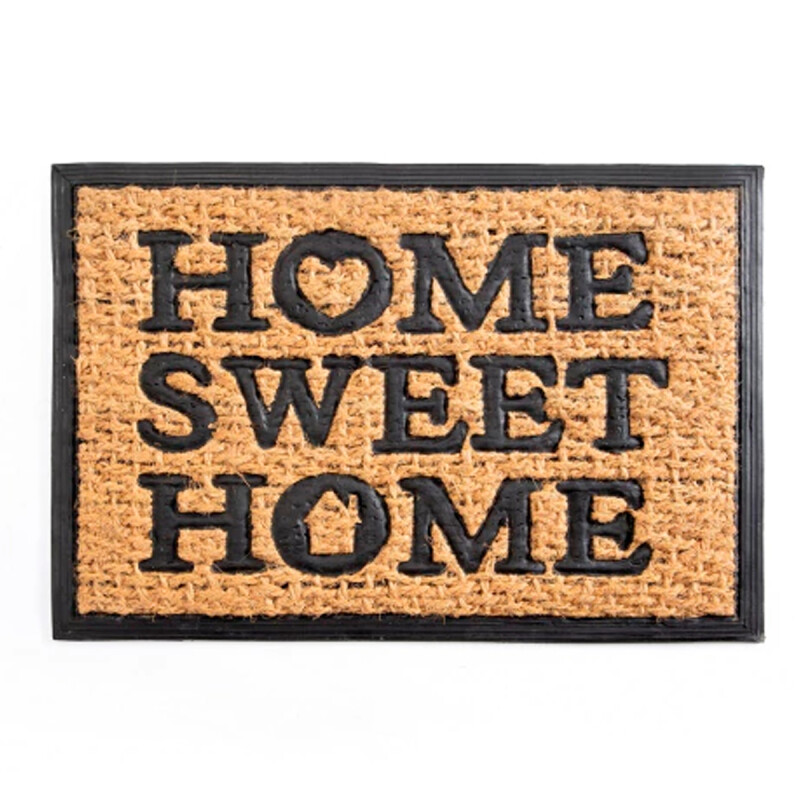 Felpudo coco/goma 40x60 cm HOMESWEETHOME