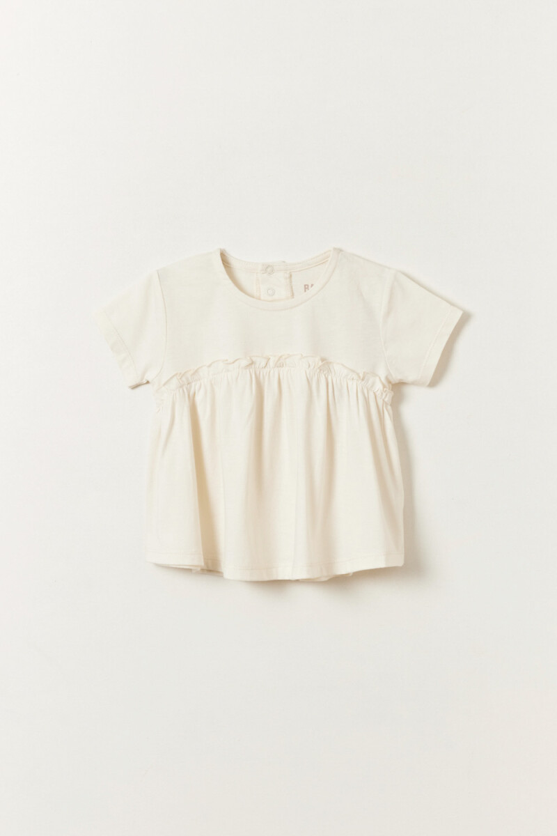 Remera corte - Cruda 