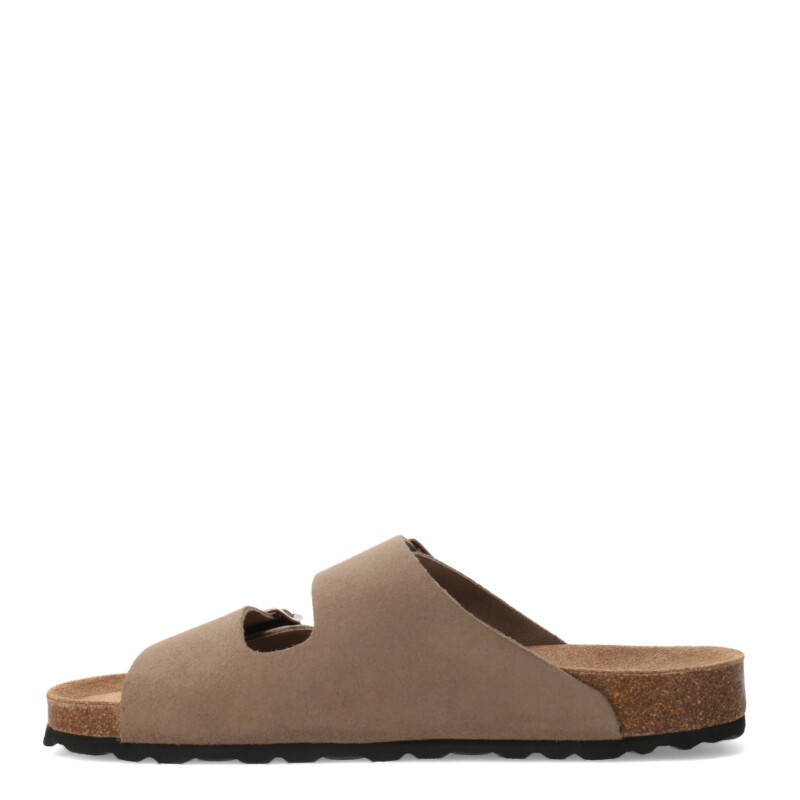 Sandalias de Mujer Freeway Casual 2 Hebillas Arena (Gamuza)