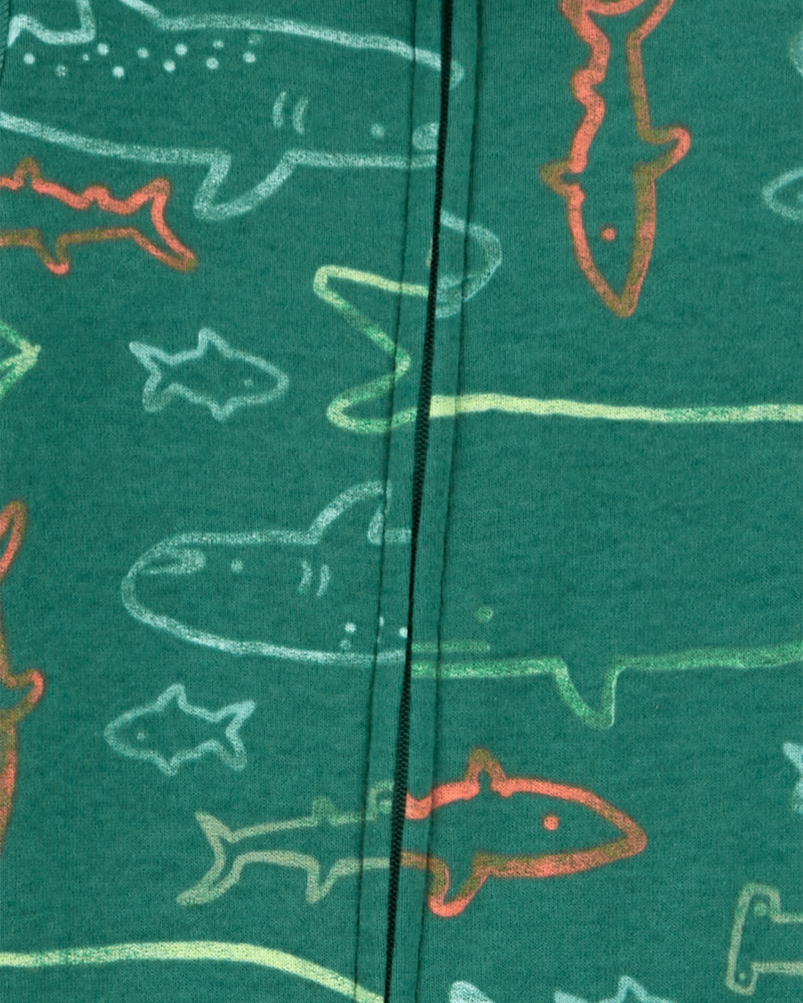 Pijama una pieza de algodón, diseño tiburones Pijama una pieza de algodón, diseño tiburones