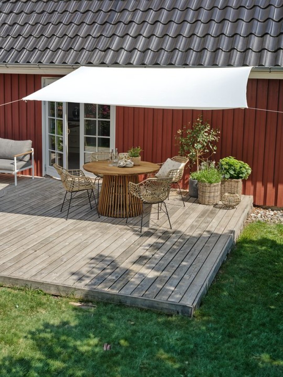 Toldo vela HOLD-AN A250xL300 blanco crud 