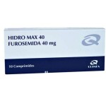 HIDRO MAX 40 MG CJ X 10 COMPRIMIDOS única