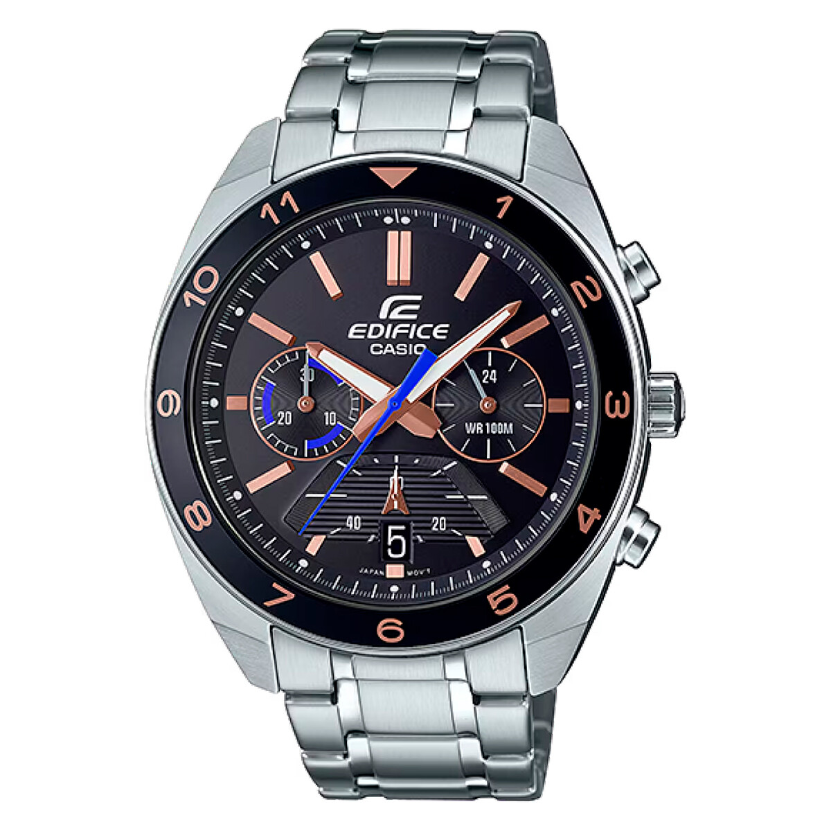 Reloj Edifice Efv590D-1Avudf En Acero Inoxidable Plata 