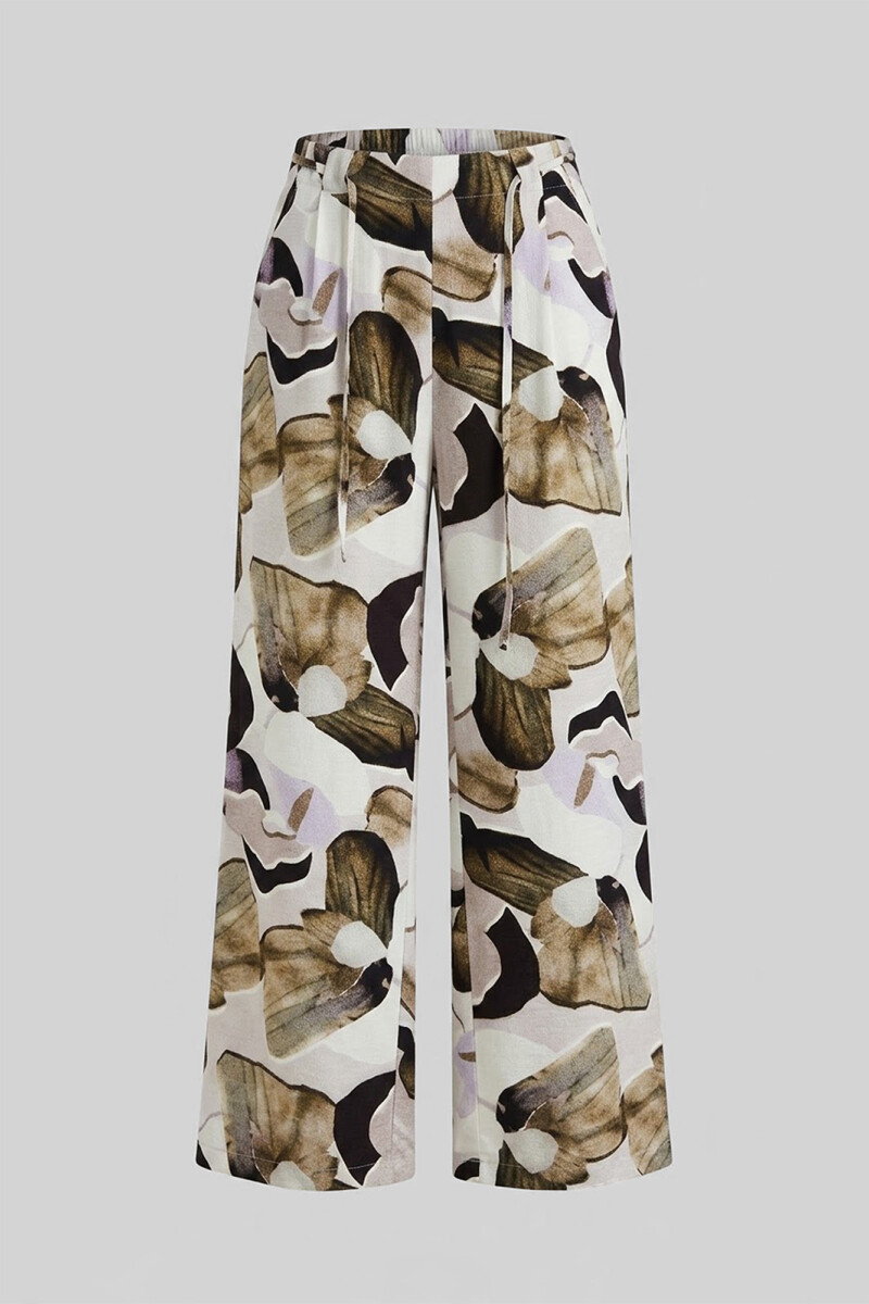 PANTALON PETALOS BEIGE