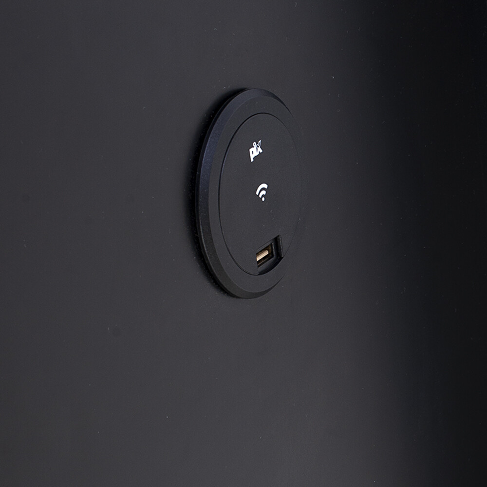 ESCRITORIO MDF-Y-MADERA NEGRO VOLT