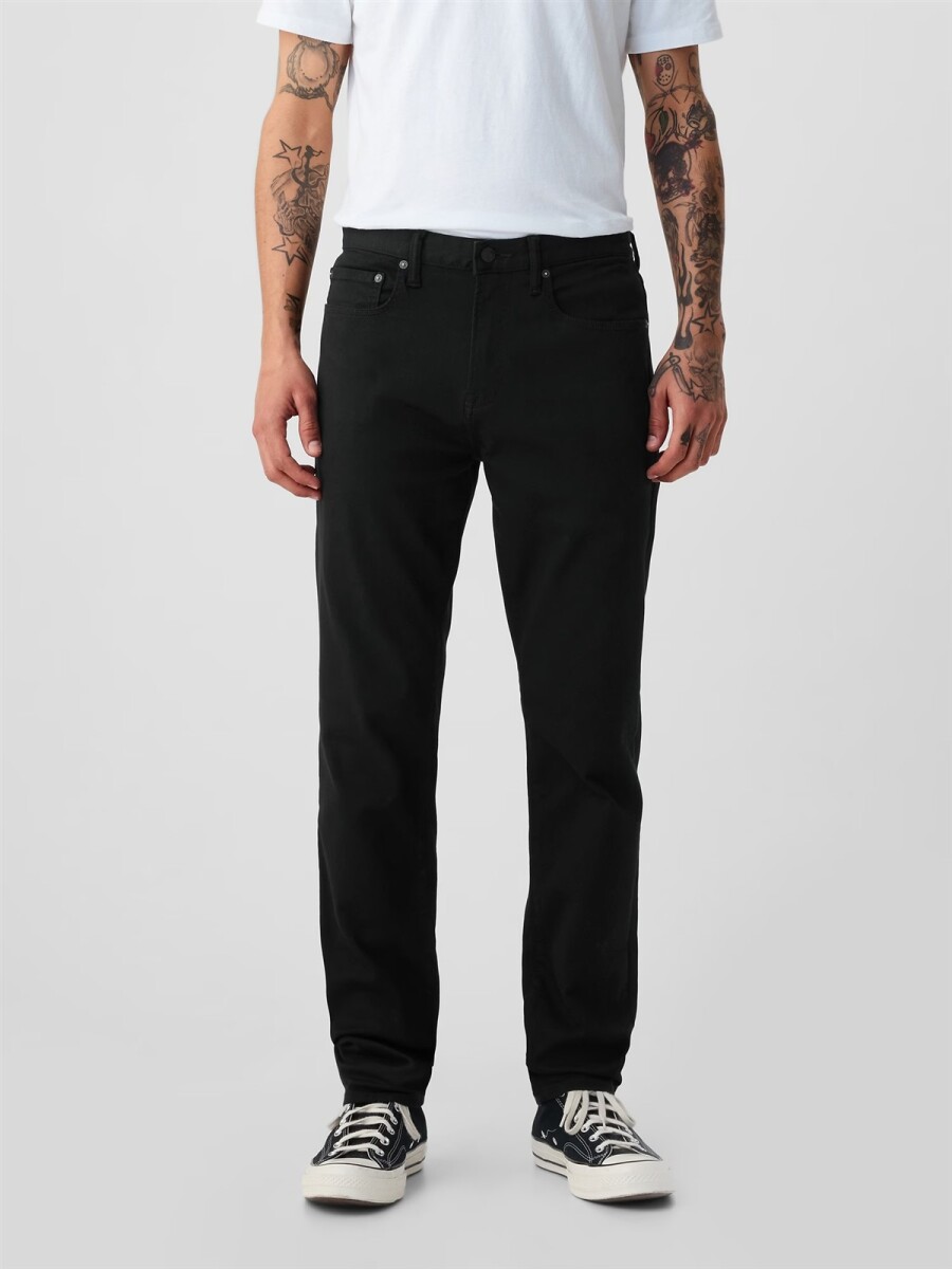 Jean Slim Stretch Hombre - Black 