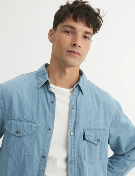 Camisa Mullen Light Blue