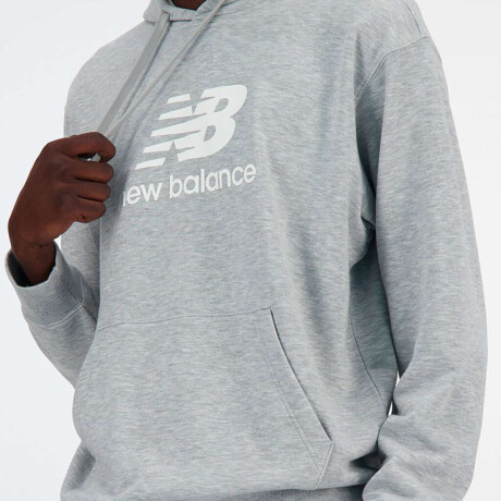 Abrigo Essentials French Terry Logo De Hombre Gris