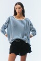 REMERA ANN Azul