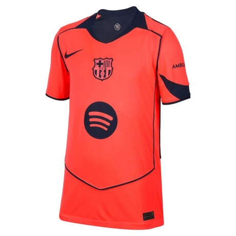 Remera Fc Barcelona Youth Stadium 3R 25/26 de Niña Naranja