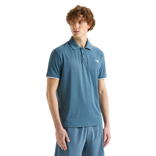 Diadora T-shirteria/top Ss Polo Icon Azul Oscuro