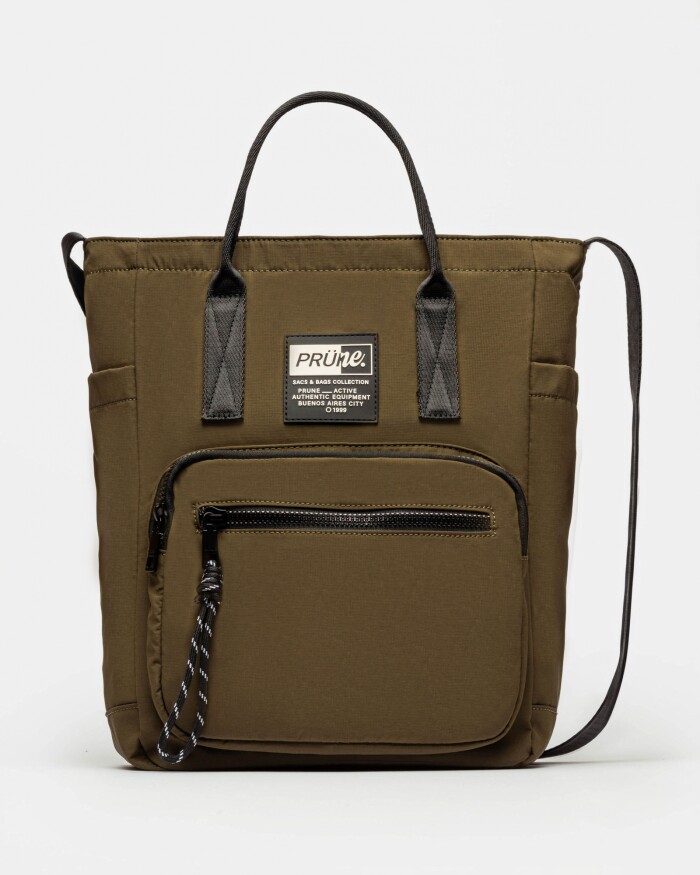 Bolso Al Hombro Forest en Nylon Verde