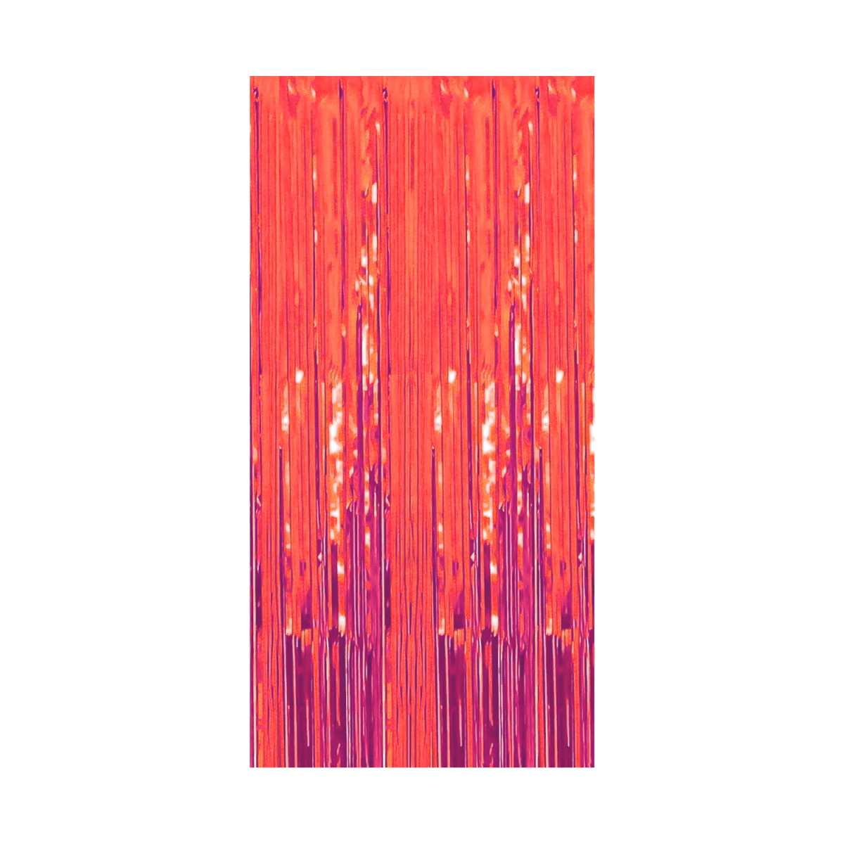 Cortinas Metalizadas - Roja 