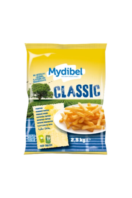 Papas Fritas Corte Traidicional Mydibel - 2.5kg Papas Fritas Corte Traidicional Mydibel - 2.5kg